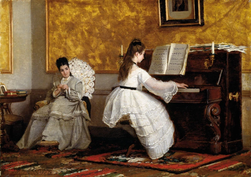 La lezione di pianoforte